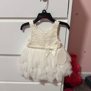 American Princess Cream Lace Tulle Dress